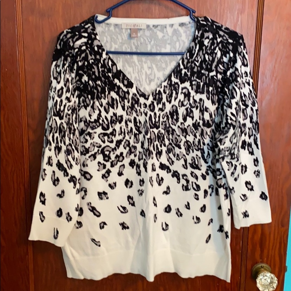 Beautiful animal print sweater